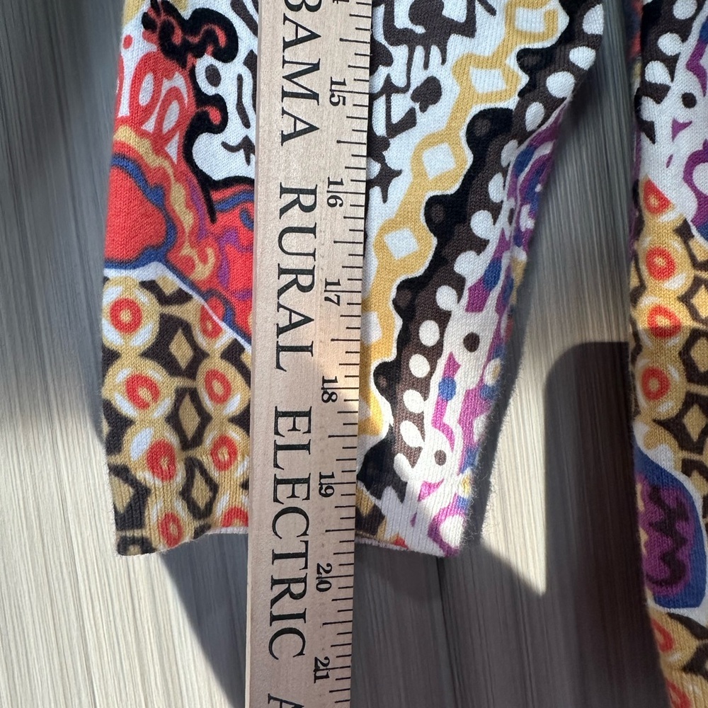 Harold's Multicolor Patchwork Button Down Cardiga… - image 5